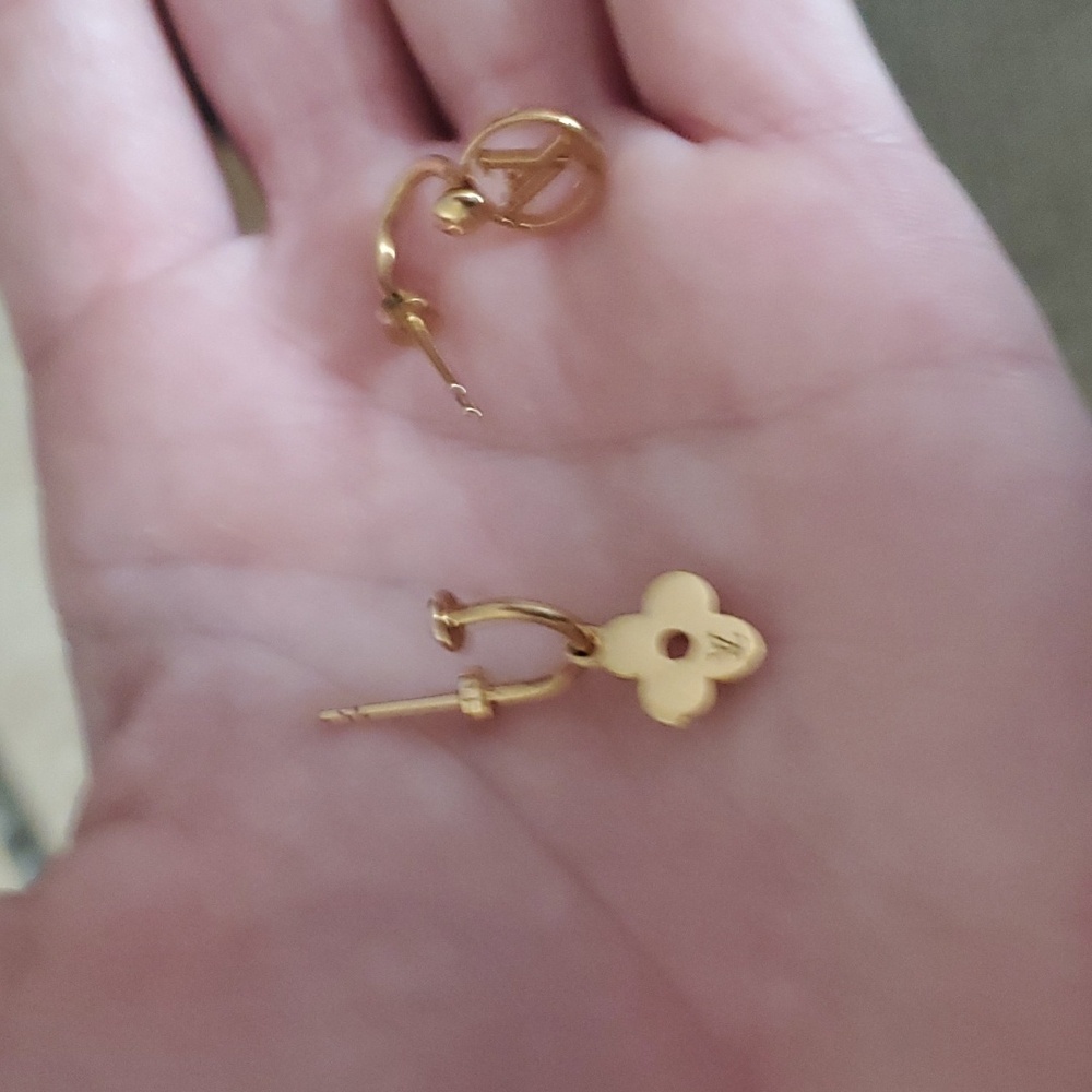 Louie Vuitton earrings!!